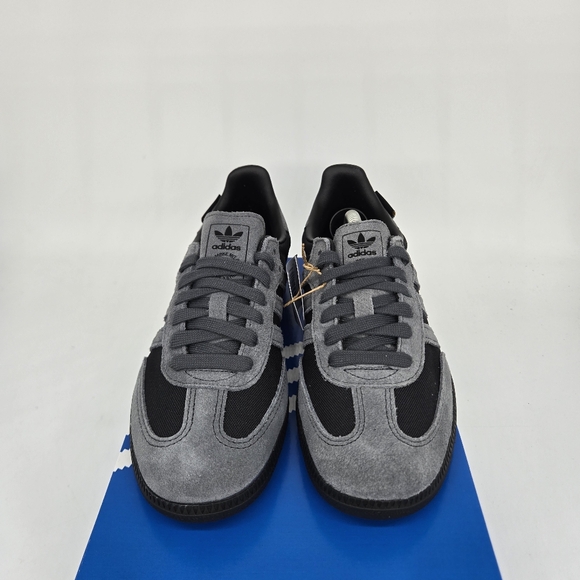 New adidas Samba OG Core Black Grey Cordura Shoes Women's Size 6 - Picture 2 of 8